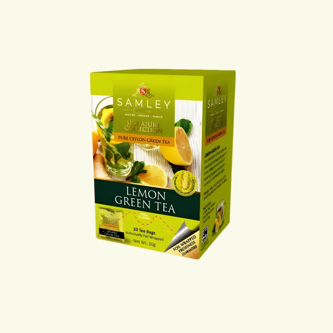 Green Tea Lemon 20 TB Double Chamber Foiled Envelop (30g)